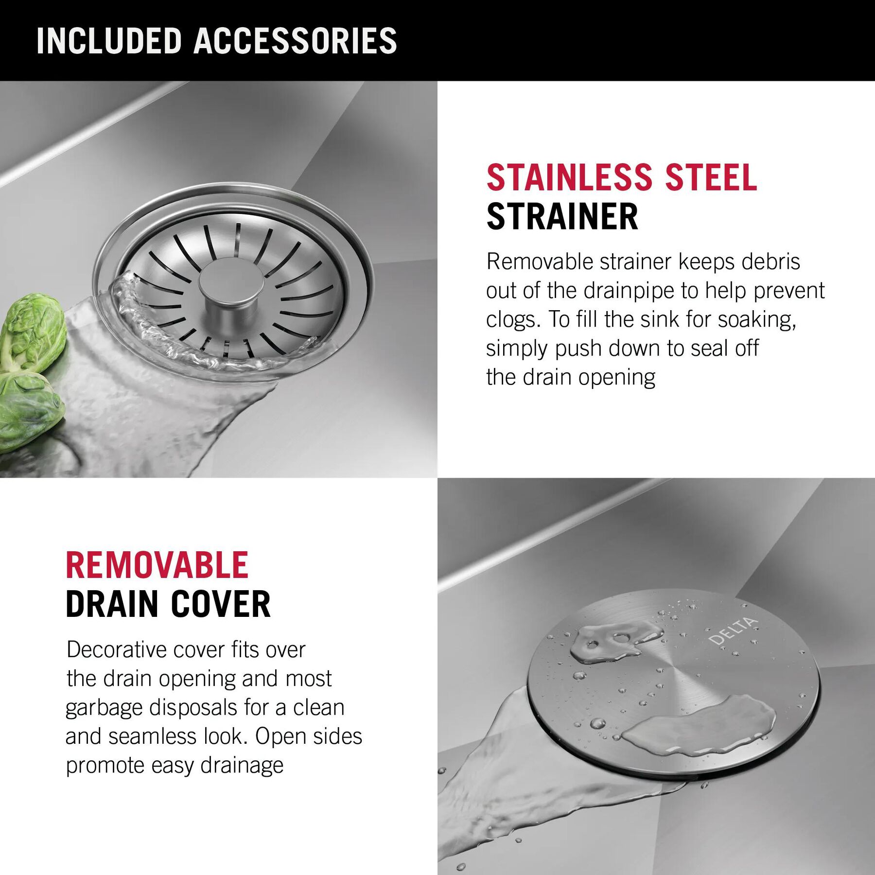 25&rdquo; Drop-In Undermount Stainless Steel Single Bowl Kitchen Sink with Accessories